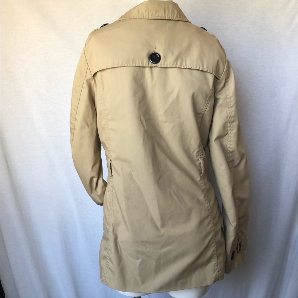 H&M tan double breasted peacoat NWOT - Picture 4 of 6
